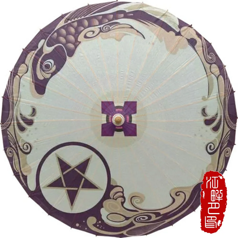 Onmyoji kagura Oil paper Umbrella косплей реквизит зонтик COS Заказная задняя подвеска друзья