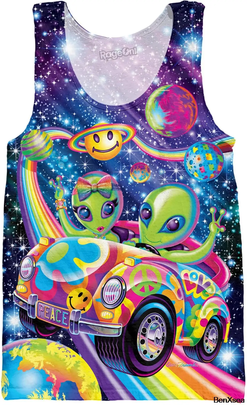 Lisa Frank Aliens/Skye/Hunter/Форрест, майка с 3d принтом, майка унисекс, трикотажные майки, рубашка размера плюс