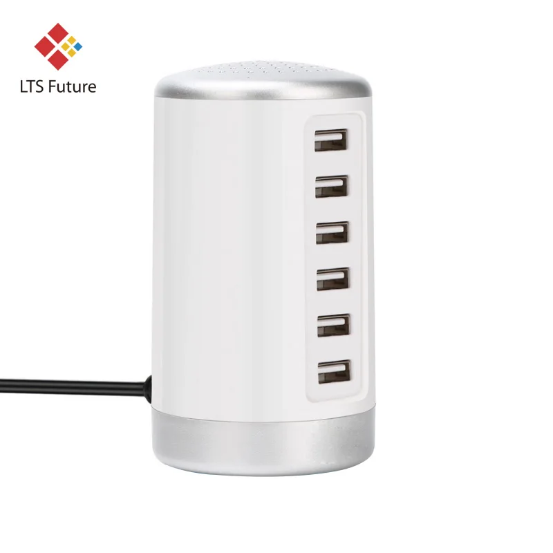 USB Зарядное устройство станции для iphone iPad Sumsung путешествия концентратора док 6 usb