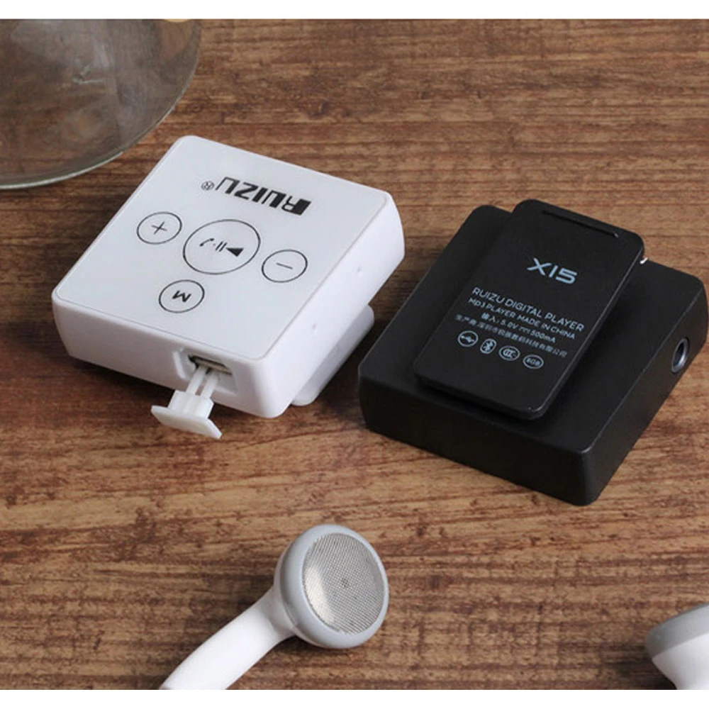 2017 новейший Bluetooth Спортивный MP3 музыкальный плеер RUIZU X15 8 гб поддержка телефона