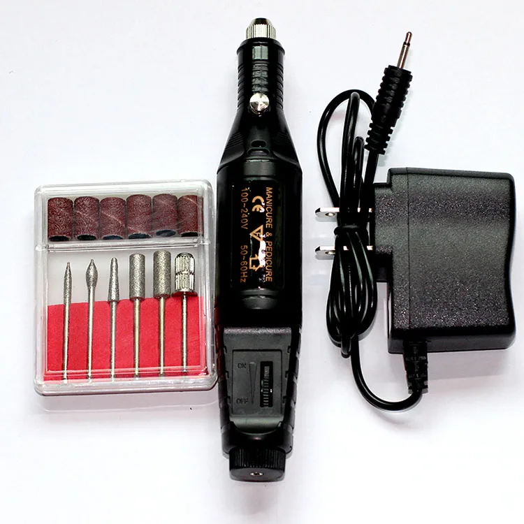 Black - US PLug Наиль электрические маникюрные дрель Мощность сверло набор профессиональных тренировок шлифования Инструменты укладки сверлильный станок педикюр Средства ухода за кожей стоп Средства ухода за мотоциклом код - Цвет: Black - US PLug