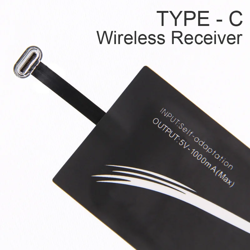 Приемник беспроводного зарядного устройства QI TYPE C USB приемник индуктивной катушки модуль приемника для HUAWEI