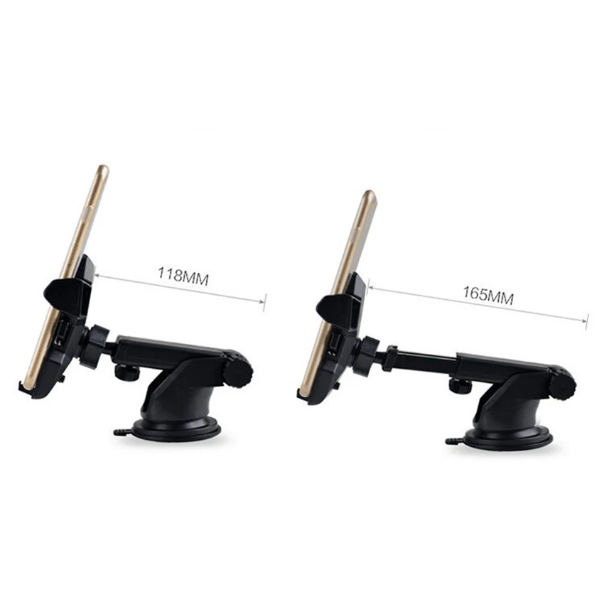 Car Phone Holder GPS Accessories Suction Cup Auto Dashboard Windshield Mobile Cell Retractable Mount Stand for IPhone 7 6s | Мобильные