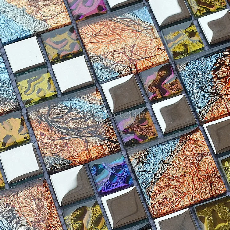 Переливающийся семь цветов симфония серебряные изделия с гальваническим