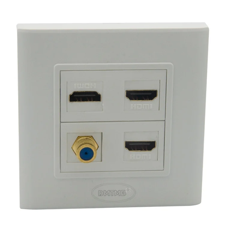 3 порта HDMI, 1 порт F головка настенная подставка под телевизор с гнездовыми разъемами