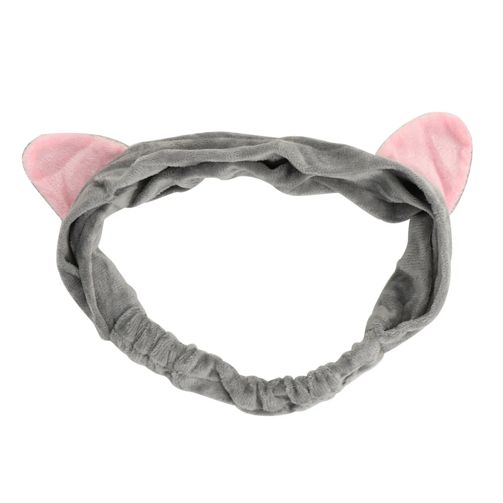 Okdeals 1 шт. милые модные женские Девушки Мультяшные кошачьи уши Мягкий Хлопок повязка для волос вечерние головной убор для хеллоуина аксессуары для волос