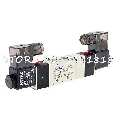 

4V230C-08 DC 12V 2 Positions 5 Way Air Pneumatic Valve DC 12V 48mA