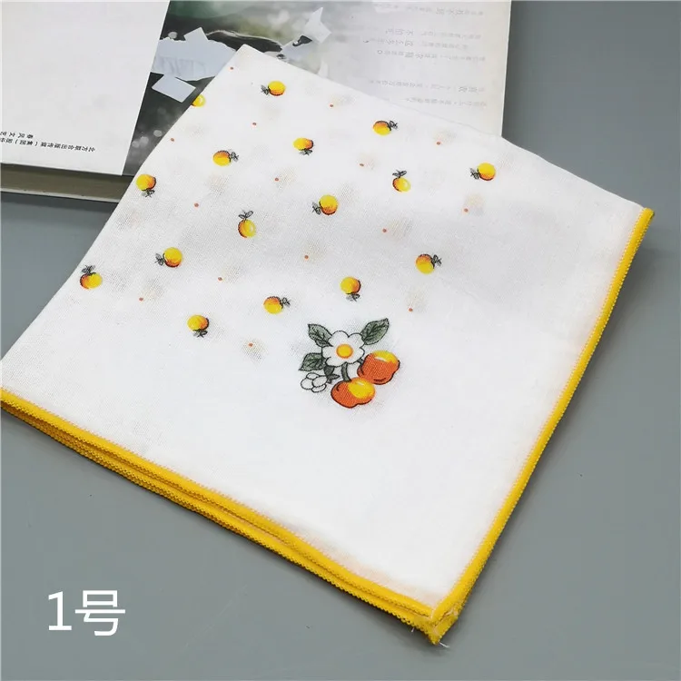 1pcs 1 шт.-5 шт. платок в цветочки леди цветочный женский платок Салфетка полотенца 35 см Новинка свадьба стол hanky RF2 - Цвет: 1pcs