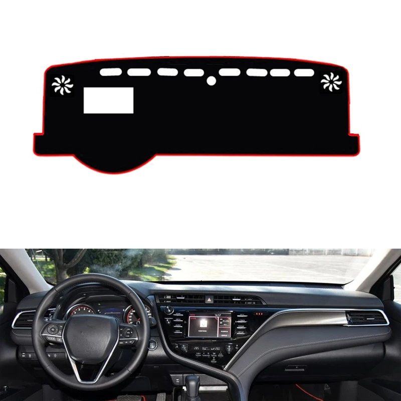Коврик для приборной панели Toyota camry 2018 2019 защитный коврик подушки наклейки