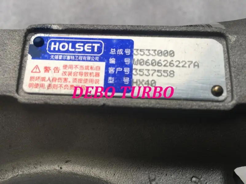 Новые оригинальные HX40 3533000 3537558 Turbo Турбокомпрессор для Dongfeng грузовик тмин* S 6CT C215 8.3L 215HP евро 2