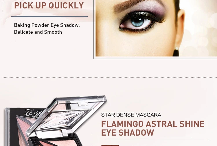 FLAMINGO Brand Eye Shadow Palette Makeup Pearlescent Matte Long Lasting Waterproof Not Blooming Eye Shadow Disk LM52002A