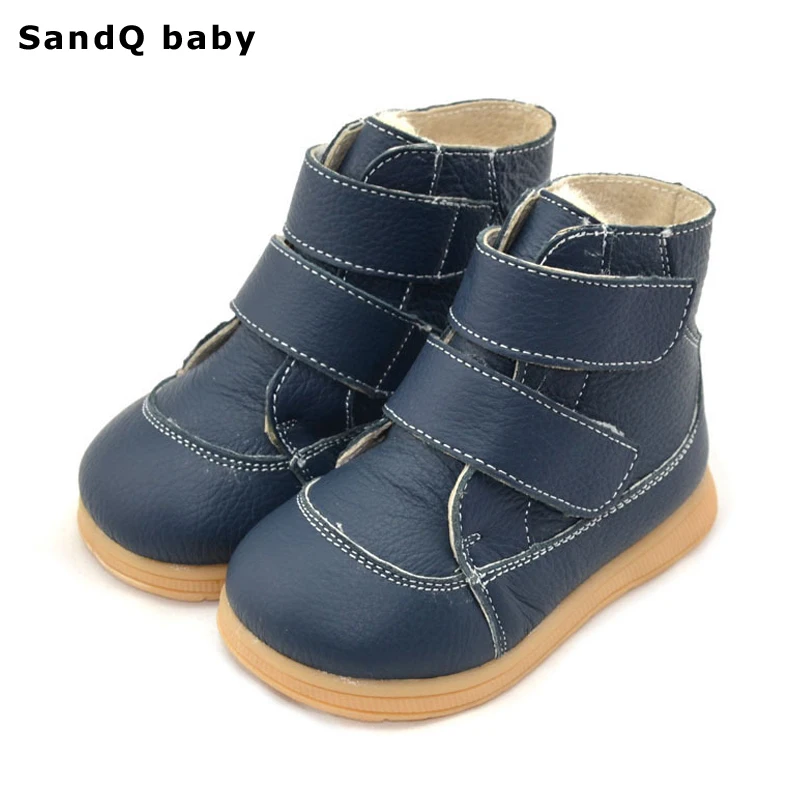 Детские зимние ботинки новинка 2020 зимняя детская обувь из натуральной кожи с