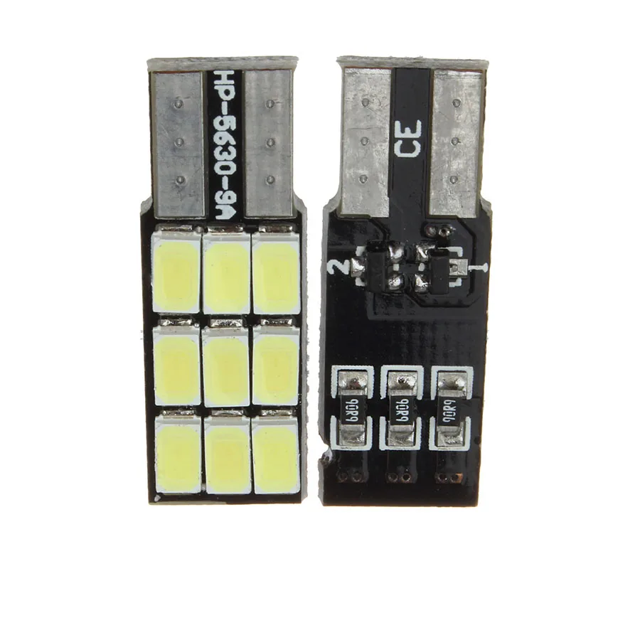 2 шт. супер яркий T10 168 194 W5W 9 светодиодный 5630 SMD ксеноновый белый автомобильный