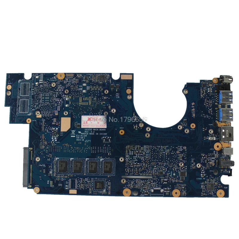 UX32A материнская плата I3 CPU REv: 2 1 Для Asus UX32VD для ноутбука Тест 100% ok|laptop board|asus laptop