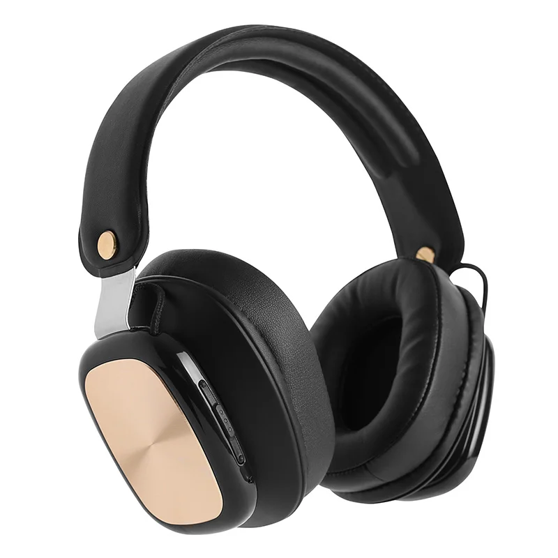 Black Gold Беспроводные Bluetooth наушники для непрерывного использования в течение 25 часов, bluetooth-наушники с басовой головкой для телефона и компьютера - Цвет: Black Gold