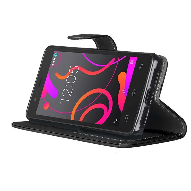 Матовый кожаный чехол в стиле ретро для BQ Aquaris E5 4G 5 0 дюймов чехол-книжка с
