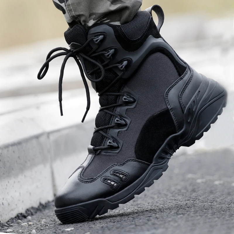 Laite Hebe Delta Tactical Shoes Military Boots 2017 New SWAT Combat Outdoor Army Waterproof Hiking Men LH187-1 |