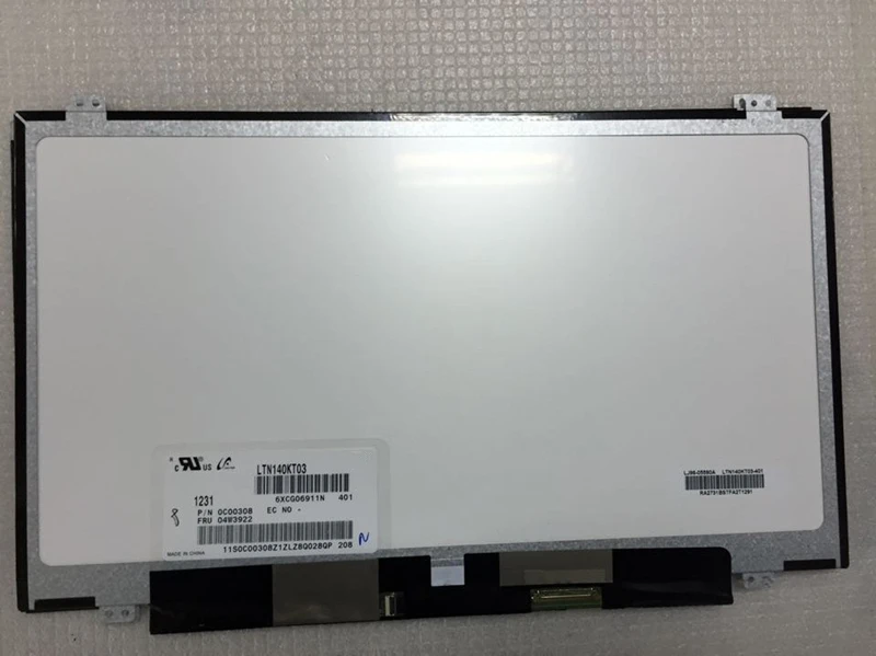 Бесплатная доставка тонкая Светодиодная панель для ноутбука B140RW02 V.0 v0 v1 v2 V.1 V.2