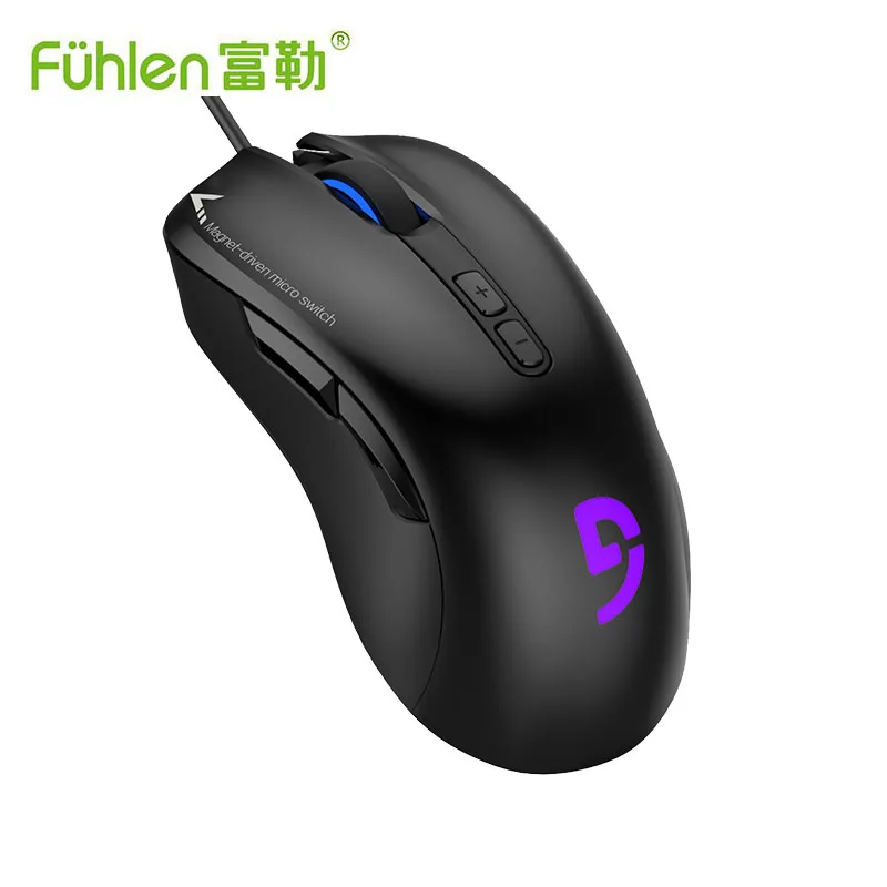 Fuhlen G90 EVO оптомагнитный Магнето micromotion Проводная игровая мышь оригинальная 5000 dpi