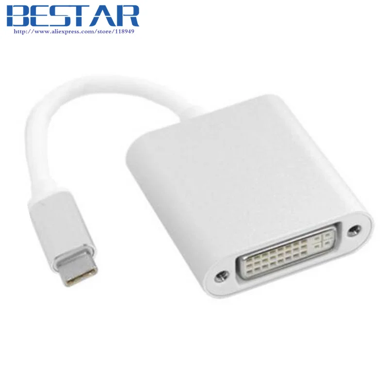Адаптер USB 3 1 Type-C на DVI 1080p серебристый | Компьютеры и офис