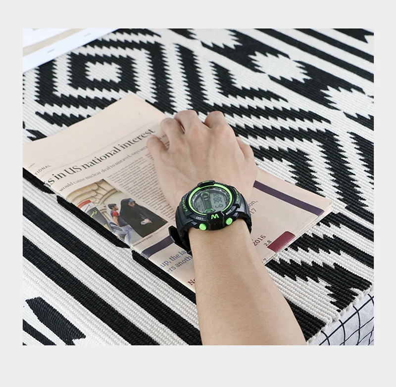 Мужские водонепроницаемые часы с круглым циферблатом 30 метров новинка
