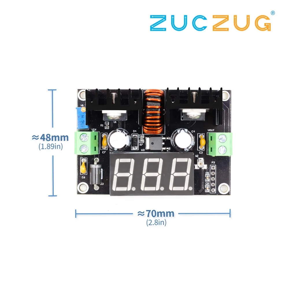 XL4016 LM317 светодиодный цифровой вольтметр регулятор напряжения XL4016E1 DC-DC понижающий модуль 200 Вт 8A ШИМ 4-40 В до 1,25-36 в