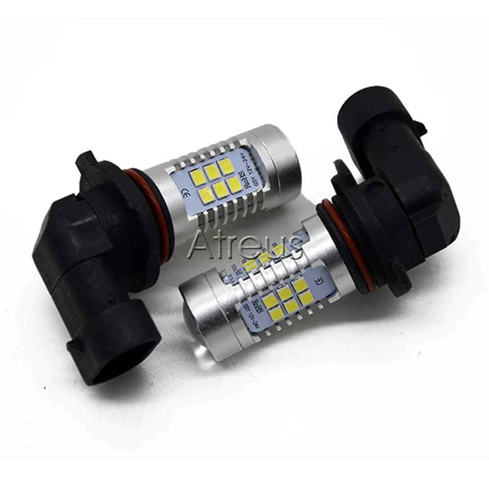 Atreus 2X Автомобильный светодиодный H4 9006 1156 1157 H7 H11 21SMD противотуманный фонарь DRL 12 В с