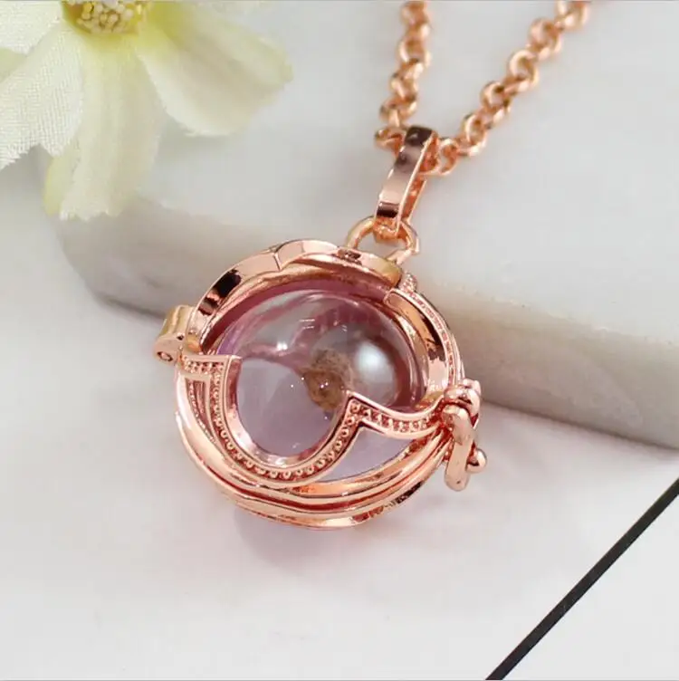 RoseGold with Purple 1 шт., 26x20 мм, серебряный медальон в виде листьев, памятный медальон, кулон на удачу, памятный медальон, мемориал, пепельница, украшение на память, кремация - Окраска металла: RoseGold with Purple