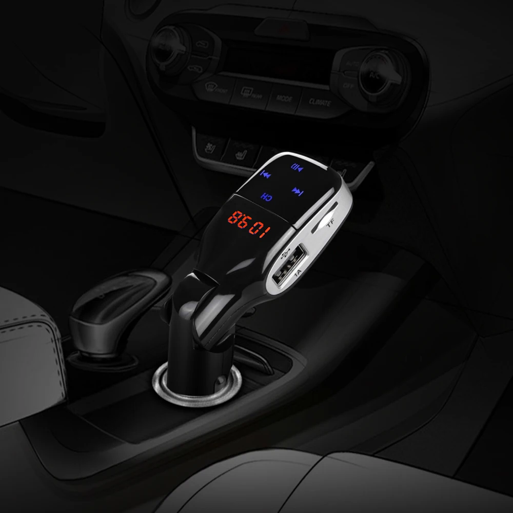 Lonleap Bluetooth автомобильный набор Handsfree Беспроводной FM передатчик Hands Free Aux