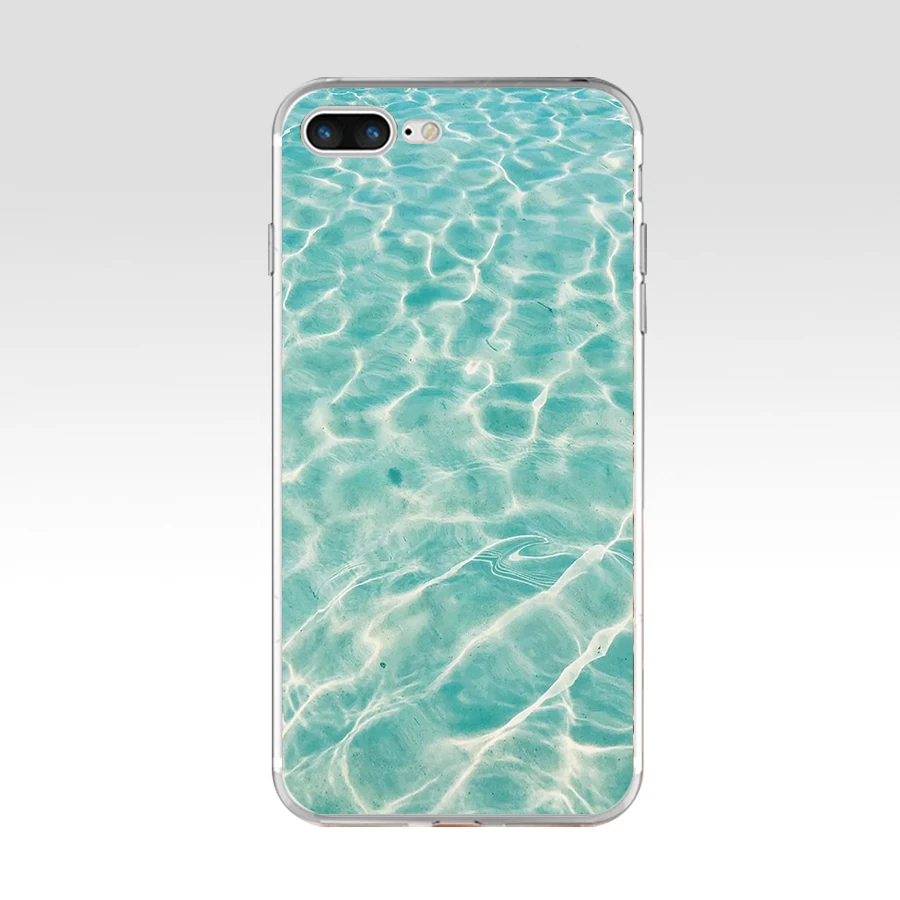 Мягкий силиконовый чехол из ТПУ 91AQ Sea of Love для Apple iPhone 6 6s 7 8 plus | Мобильные телефоны