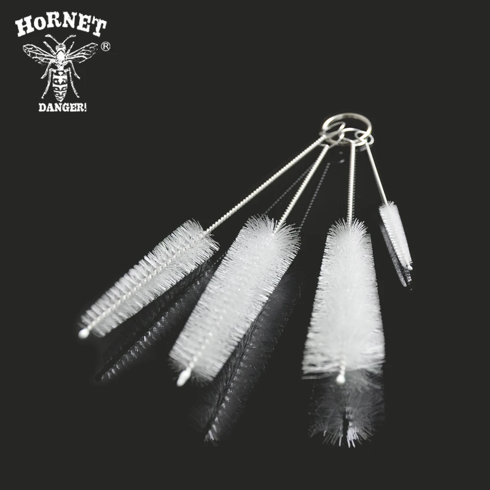 4 шт./компл. Нержавеющая сталь нейлоновая щетка для чистки кальяна