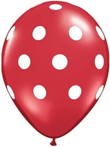 red dot-10pcs 5/10 шт. 18 дюймов черный, Белый Цвет Полосатый Фольга воздушные шары в горошек из латекса одежда для свадьбы, дня рождения украшения Дети воздушный шар Globos - Цвет: red dot-10pcs
