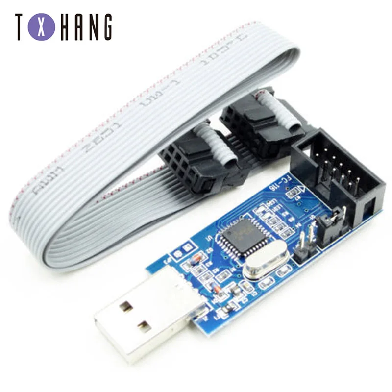 1 шт./лот USBISP USBASP программист для AVR ATMega ATTiny 51 Совета загрузчик ISP ATMEGA8 ATMEGA128