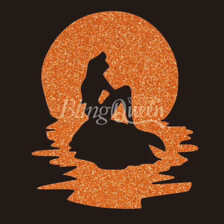 BlingQueen 12 шт./партия корейский горячий фиксирующий блеск винил переводит Русалочка Ариэль дизайн, цвета и размеры могут быть настроены