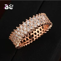 be 8 round cz wedding rings for women luxury rings engagement zirconia accessories womens rings jewelry r126
