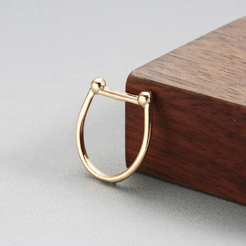 Chemistry Molecule Bead Bar Infinity Rings Women Simple Geometric Knuckle Finger Toe Birthday Jewelry Collar Bague Femme | Украшения и