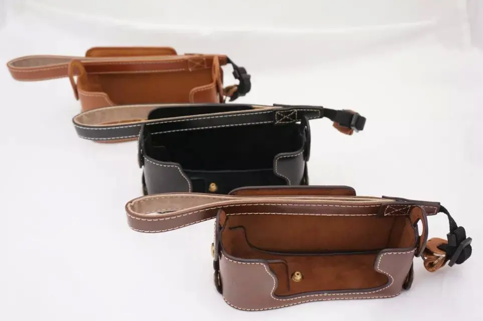 Половина корпуса камеры чехол кожаный нижний для Fujifilm Fuji X E1 XE1 XE2 с ручным