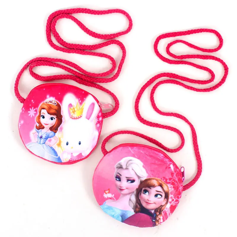 Disney Frozen милый детский плюшевый кошелек монета мессенджер маленькая игрушка сумка Детский сад подарок для активного отдыха маленький держатель рюкзака карта