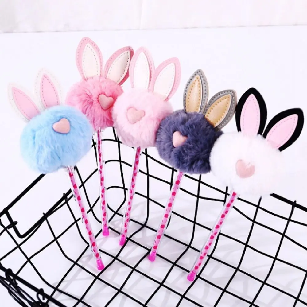1 шт. ручки кроликов черного цвета kawaii подарок гелевые для написания Симпатичные