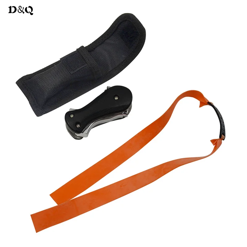 Складная карманная Рогатка лук катапульта для наружного охоты рыбалки