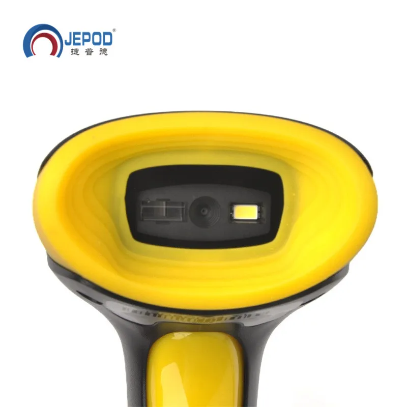 JEPOD проводной сканер штрих кодов 1D 2D QR ручной считыватель PDF417 Plug and play с USB кабелем