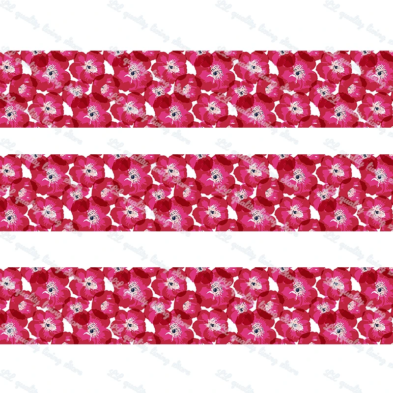 Новый Цветочный печатная корсажная лента DIY ручной работы свадебные материалы