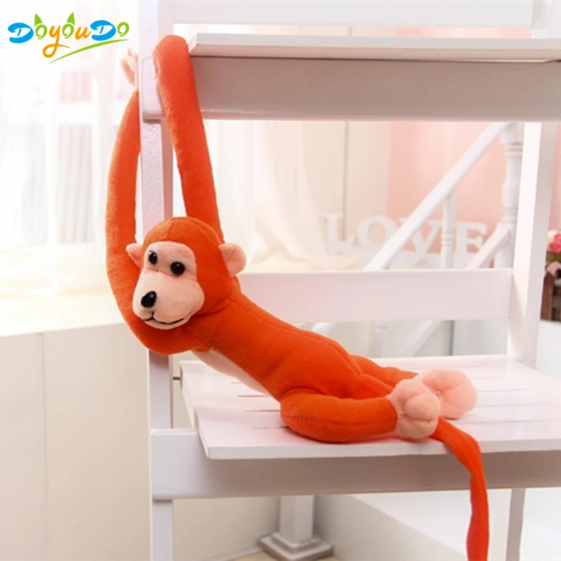 60 см Kawaii длинные руки обезьяна от руки до хвоста плюшевые игрушки детские спящие успокаивающие Животные Куклы Мягкие плюшевые обезьяны Детские Подарочные игрушки