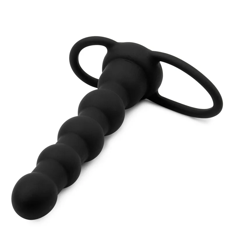 Вибрационный задний корт pull beads силиконовая Анальная пробка пара мастурбация