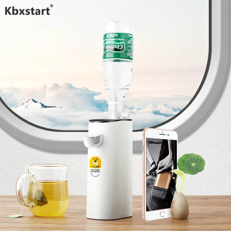 Kbxstart мини портативный диспенсер для мгновенной горячей воды, Настольный диспенсер, умный сенсорный переключатель, портативный диспенсер для напитков в путешествии