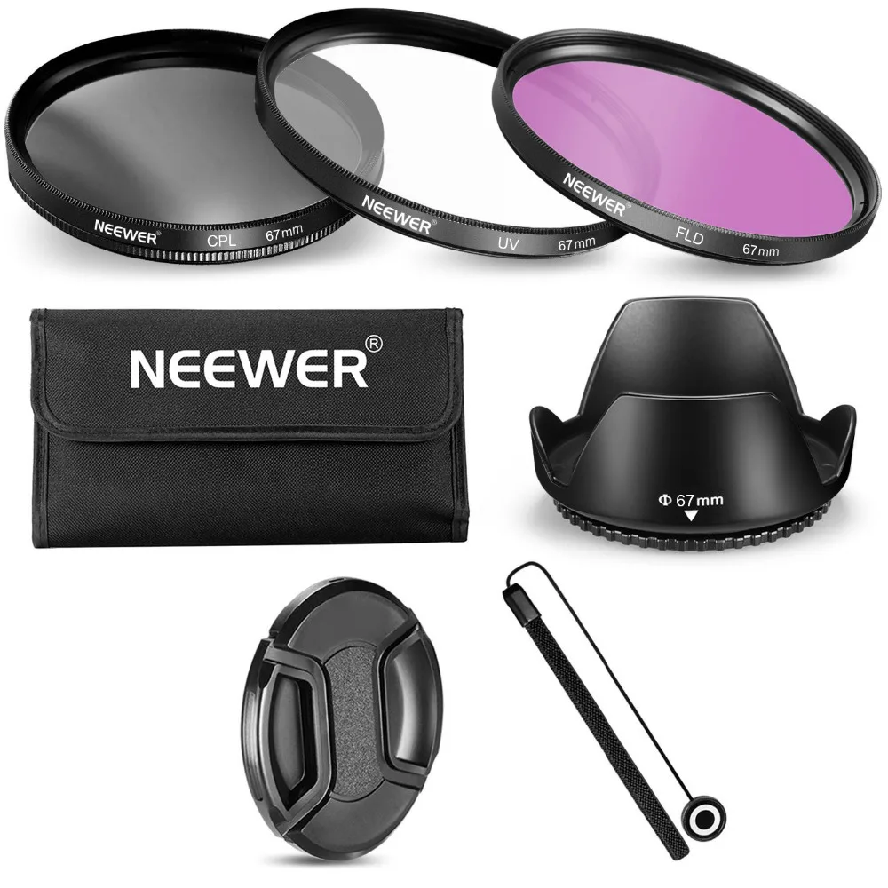 Neewer 52MM Профессиональный Комплект Аксессуары Фильтра Объектива для Камер D7100 D7000