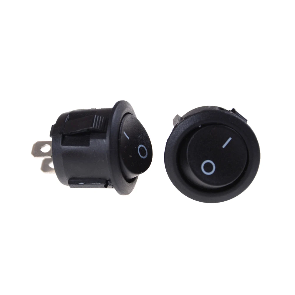 5 шт. водонепроницаемый кнопочный выключатель KCD2 2pin 2File 6A250V 10A125V|switch round|cover rocker
