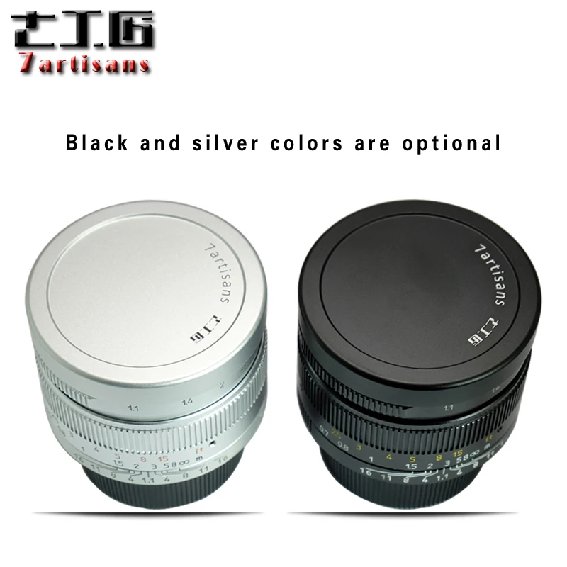 7 artisans 50 мм F1.1Large диафрагма параксиальных M mount объектив для камеры Leica M240 M3 M5 M6 M7 M8 M9
