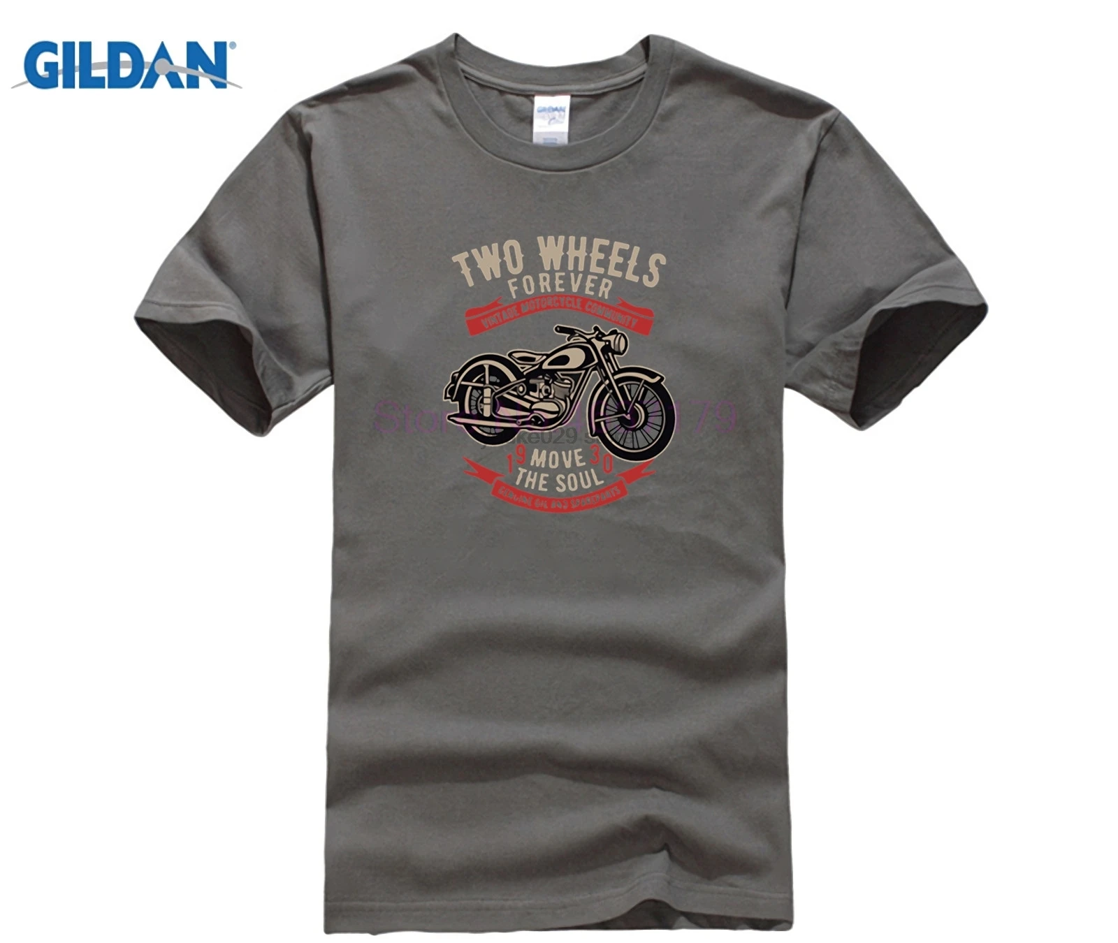Vintage Cool Motorcycle T Shirt Men Fashion Two Wheels Forever T-shirt Streetwear Custom Moto Rider Tees Dropship Retro Clothing | Мужская