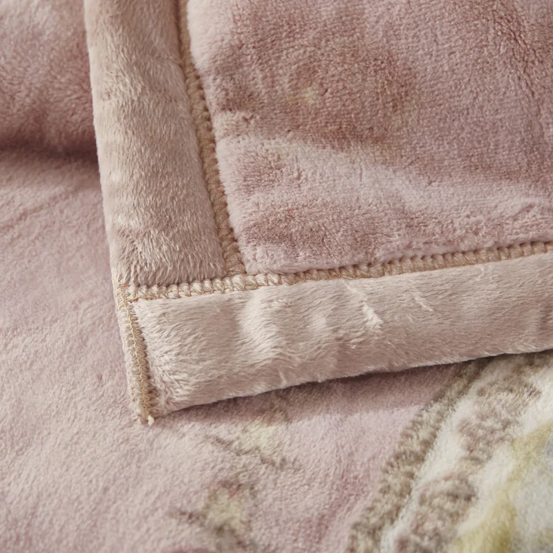 

4Kg Thick Soft Cloudy Blanket High-end Double Layer Imitation Fleece Weighted Blankets Winter Warm Fluffy Bed Cover Queen Size